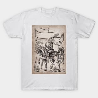 Knight on horseback notebook T-Shirt